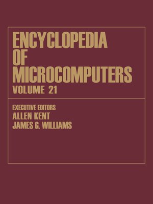cover image of Encyclopedia of Microcomputers